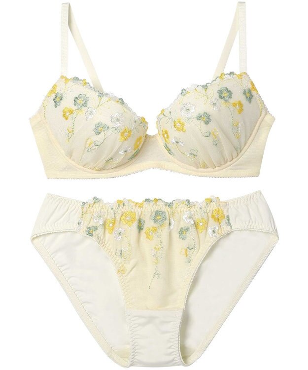 AMPHI ブラジャー ショーツセット 自然なまる胸メイク 【ブラ＆ショーツセット】 上下セット ブラ BCC232 アンフィ／ワコール シェルベージュ