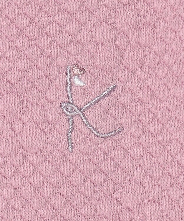 組曲 KIDS 【90-100㎝】フラワーキルト パーカー ラベンダー