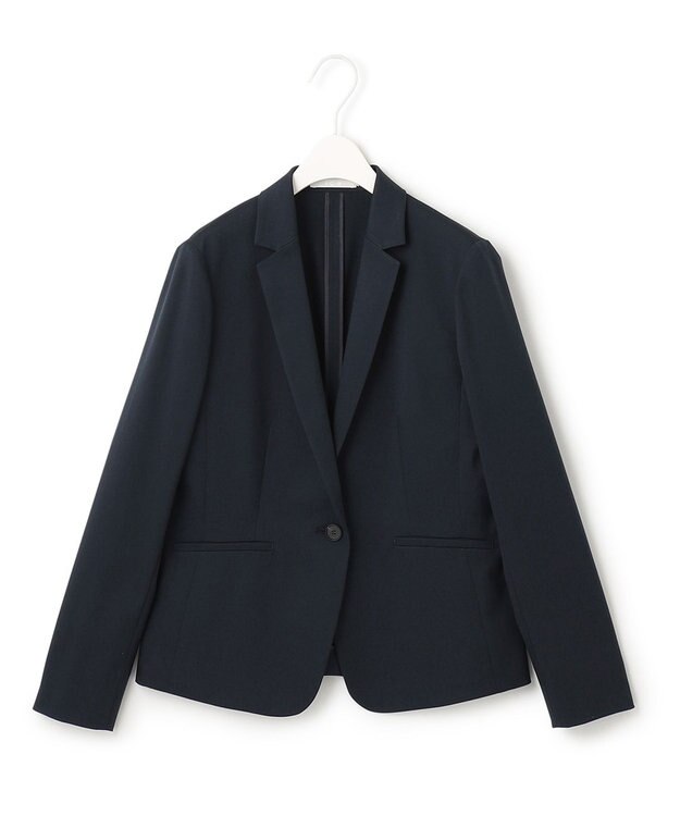 ICB 【洗える】 37.5TRストレッチ テーラードジャケット ネイビー系