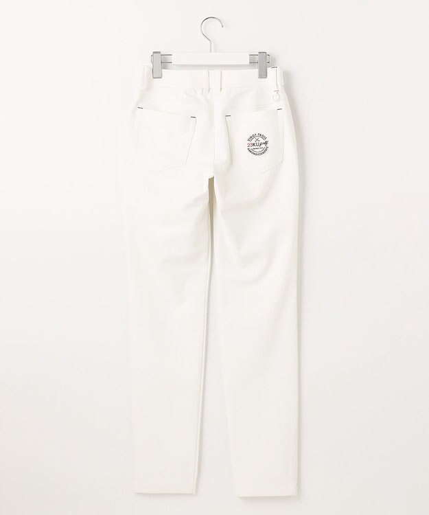 23区GOLF 透けにくい白！【WOMEN】トリコットツイル  ベーシックパンツ ホワイト系