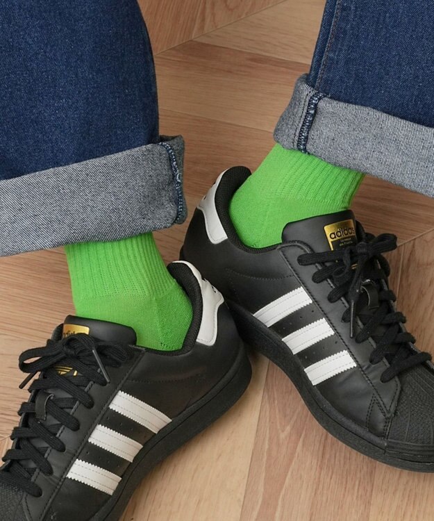 WEGO カラーパイルソックス（U） ライム