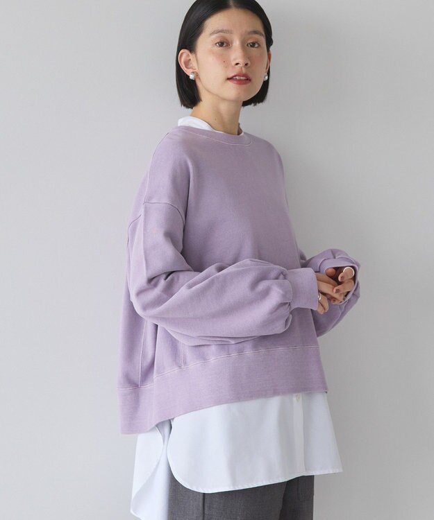 AMERICAN HOLIC ピグメントショートスウェット Pink