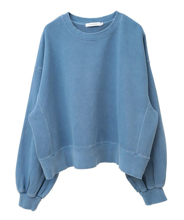 AMERICAN HOLIC ピグメントショートスウェット Blue