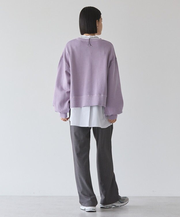 AMERICAN HOLIC ピグメントショートスウェット Pink