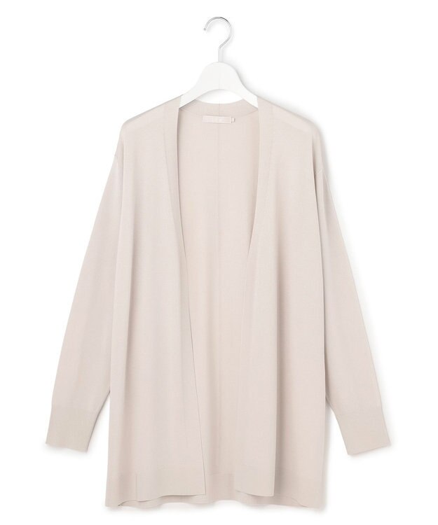 ICB L 【先行予約】 シンセティックハイゲージ ロングカーディガン トープ