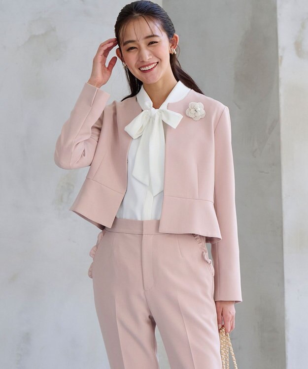 組曲 パールフラワーコサージュ アイボリー系