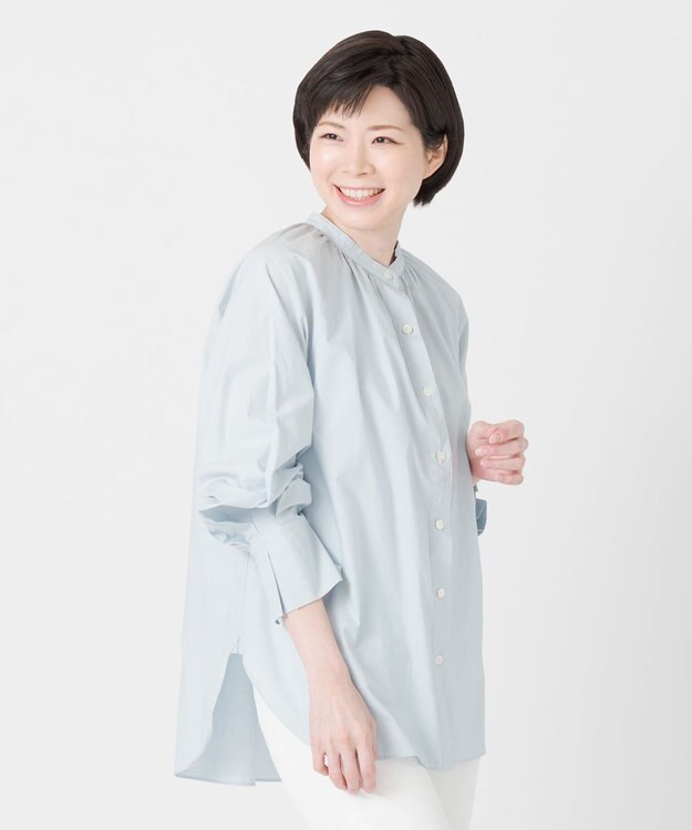 ONWARD Reuse Park 【組曲】ブラウス春夏 ブルー