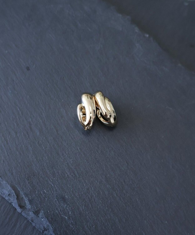 AMERICAN HOLIC リバーシブルマグネットイヤリング Gold