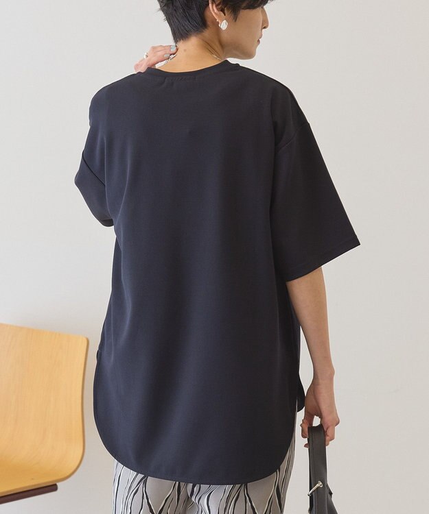 AMERICAN HOLIC 【予約】【接触冷感】ジョーゼットプルオーバー【WEB限定カラー有り】 Black