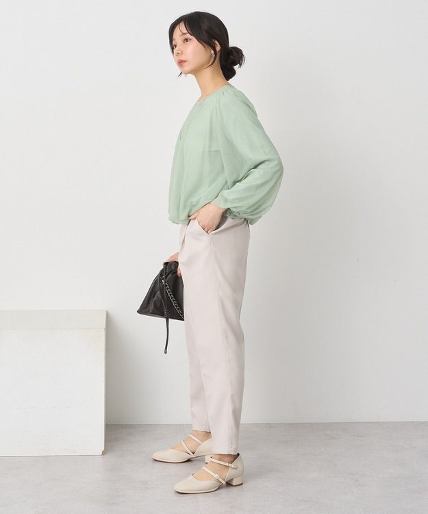 earth music&ecology シアーバルーンプルオーバー Mint