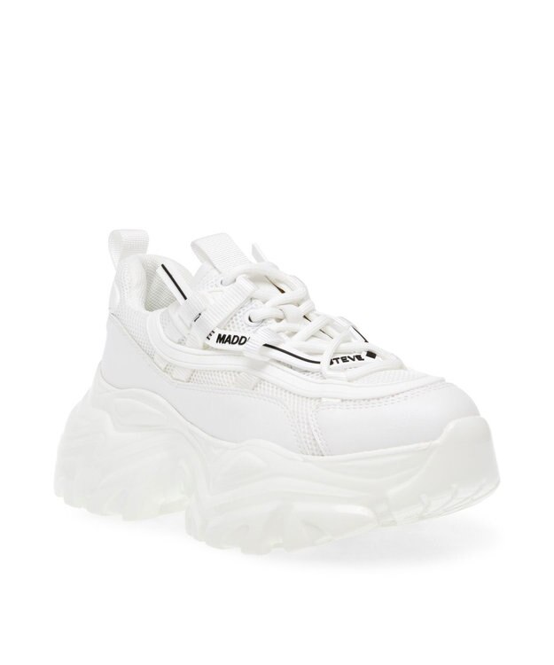 STEVE MADDEN RECOUPE 厚底ボリュームスニーカー ホワイト