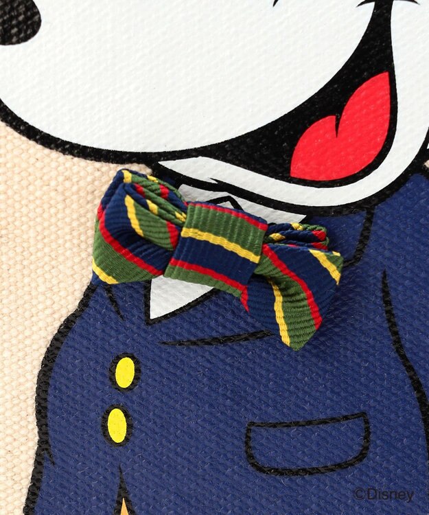 J.PRESS MEN 【DISNEY COLLECTION】【UNISEX】コットンキャンバス トートバック / ミッキーマウス ホワイト系