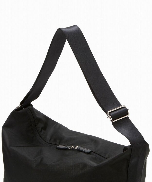 TOPKAPI 【Breath TOPKAPI】RIPPLE リプル エコナイロン コンビ ビッグ ショルダー バッグ ブラック