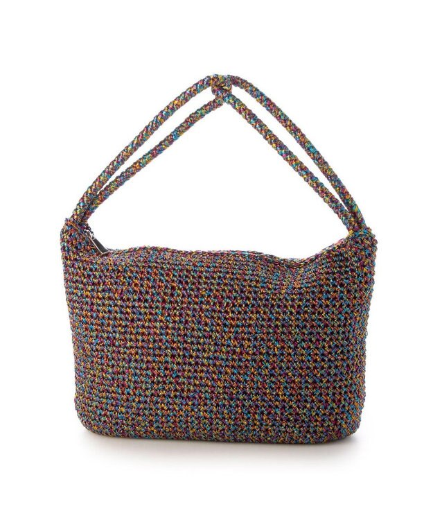 UNBILLION カシュカシュ cachecache / 2wayハンドルメタリックコード編みトートバッグ ミックス