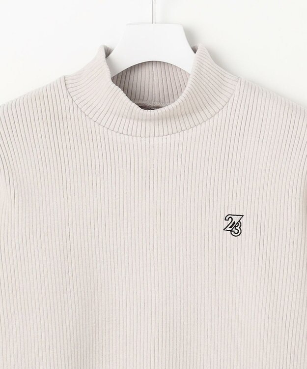 23区GOLF 【MEN】グランサーモリブハイネックニット ライトグレー系