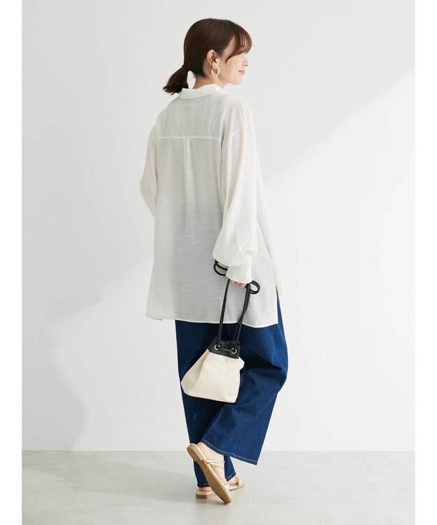 Green Parks ・ＥＬＥＮＣＡＲＥ　ＤＵＥ　デニムワイドパンツ Indigo