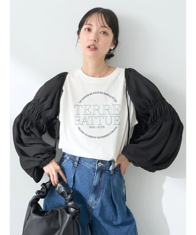 earth music&ecology シアーボレロ Black