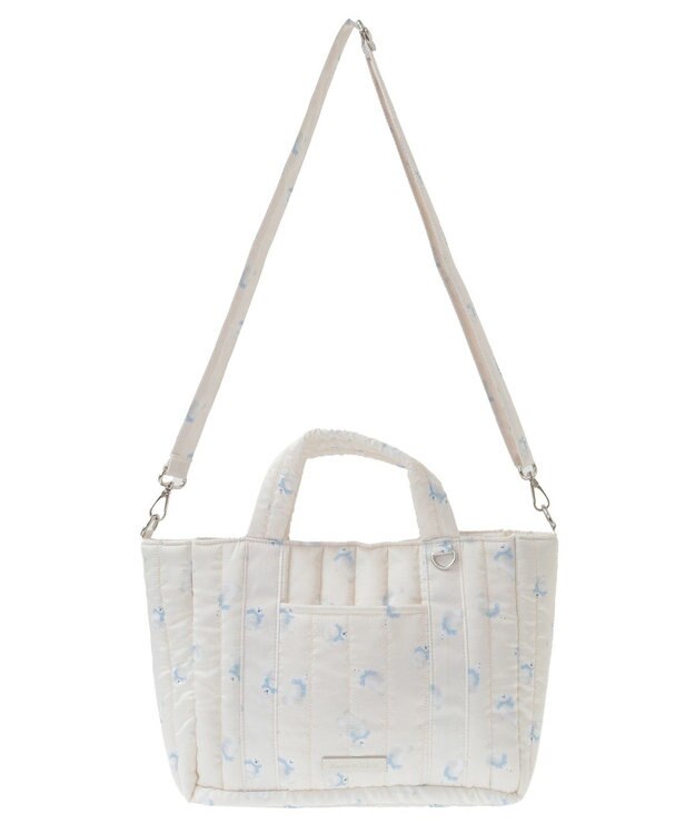 Maison de FLEUR シロクマキルトショルダーバッグ Ivory