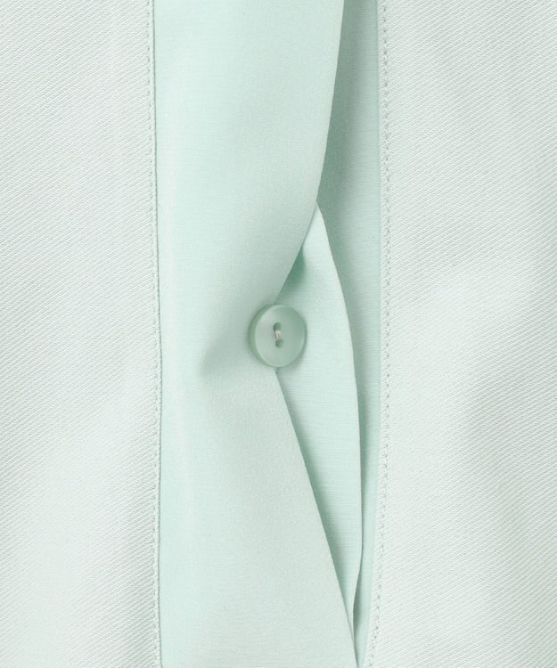 自由区 L 【カタログ掲載・洗える】リヨセルコットンツイル ブラウス ライトアクア