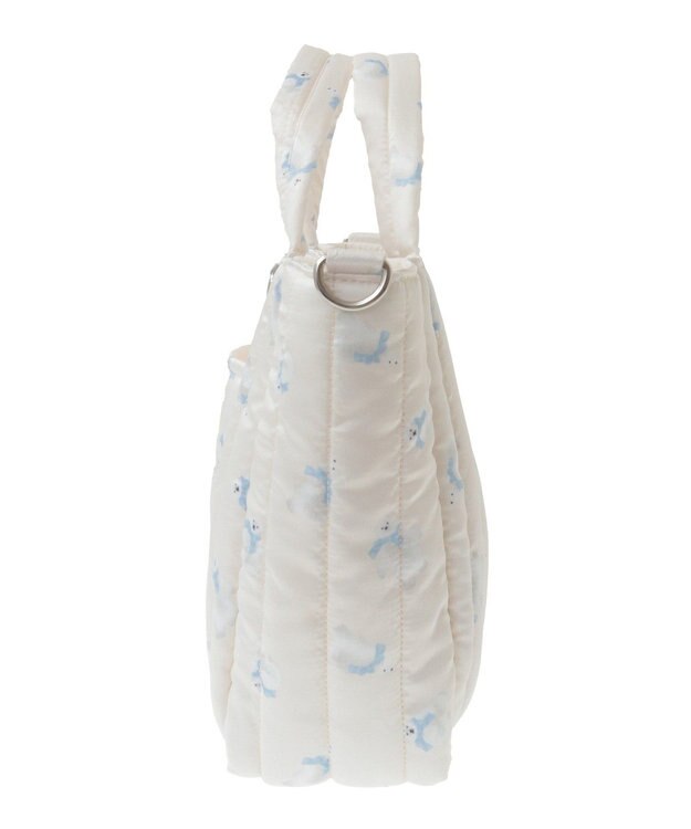 Maison de FLEUR シロクマキルトショルダーバッグ Ivory