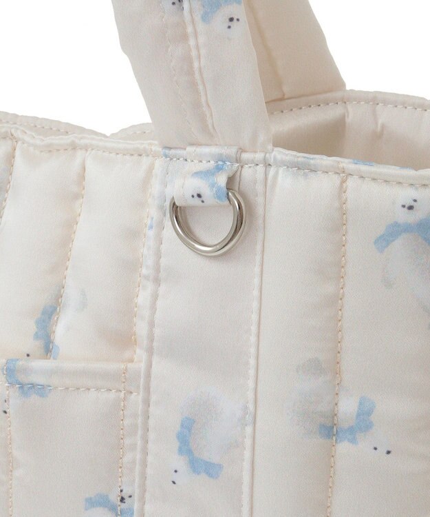 Maison de FLEUR シロクマキルトショルダーバッグ Ivory