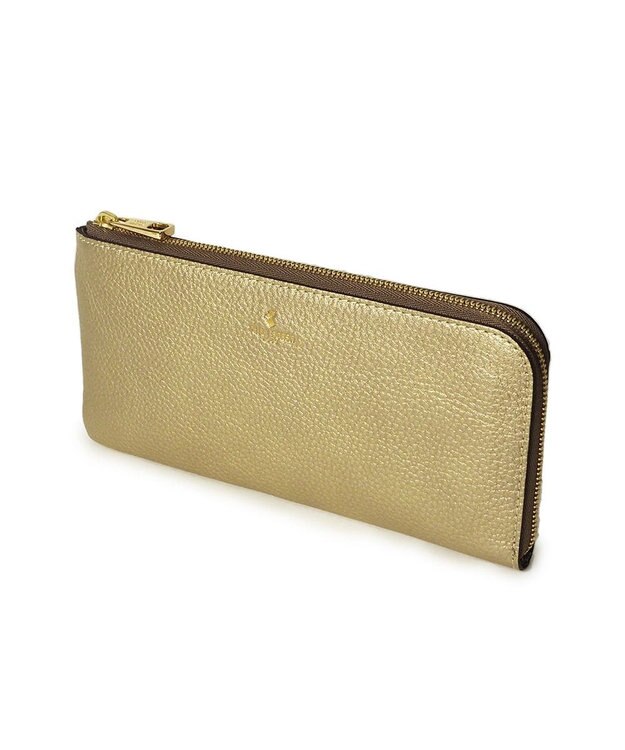 PELLE BORSA L字ファスナー長財布 Reinette Goods レネットグッズ 47184785 ゴールド