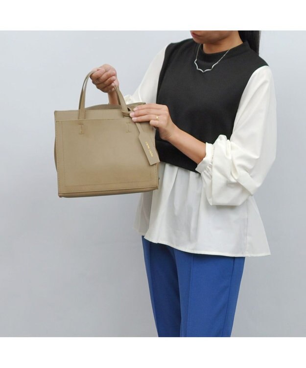 UNBILLION カシュカシュ cachecache / パーテーションミニ2wayトートバッグ オーク