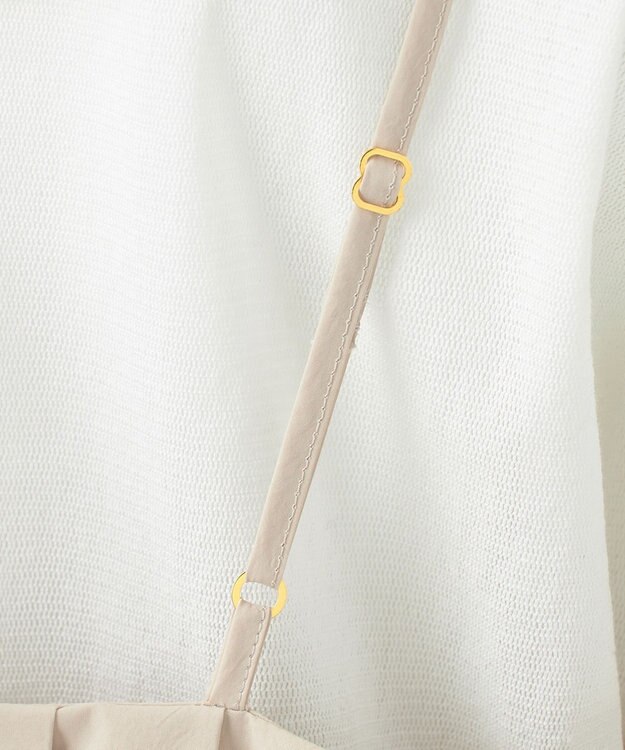 23区 【GOLD LABEL】ギャザリングプリーツ キャミソール ベージュ系