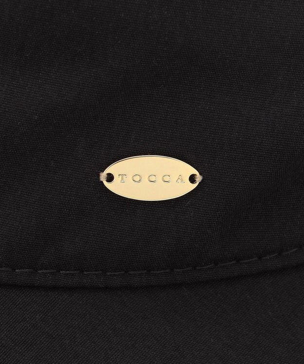 TOCCA 【UVカット99.9%以上・遮熱率48%・サイズ調節可】RIBBON LIKE 2WAY SUN SHADE HAT ハット ブラック系