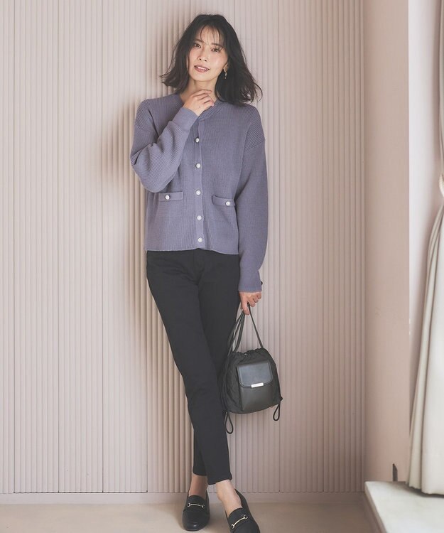 ANY 【ストレッチ】スタイルアップスキニーデニム ブラック