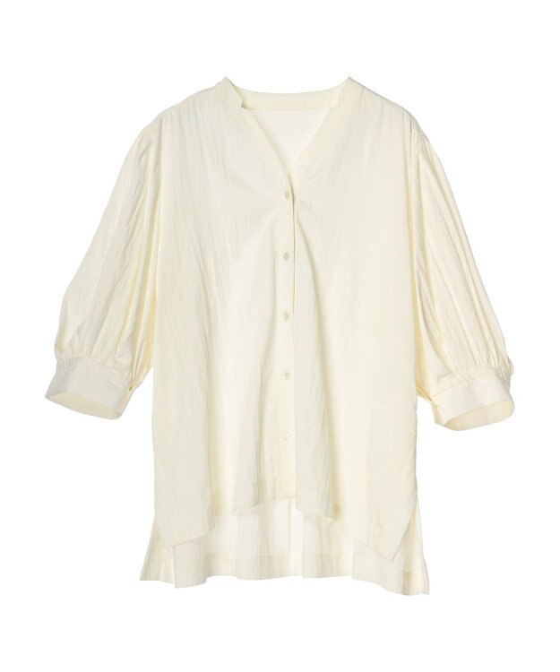 AMERICAN HOLIC 接触冷感　袖ボリュームブラウス Ivory