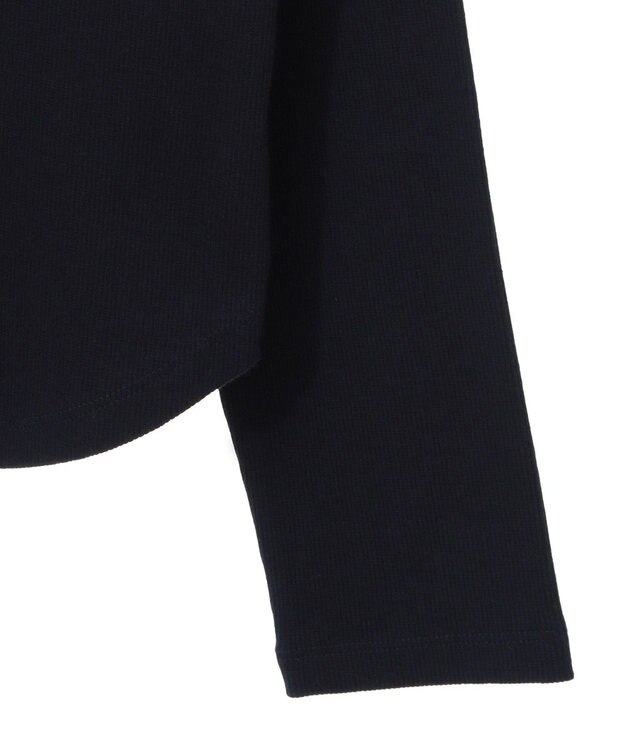 earth music&ecology ２ＷＡＹ釦リブプルオーバー Navy