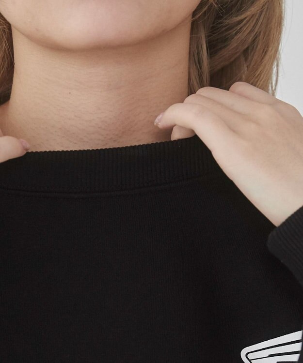 WEGO 別注Hondaプルオーバービッグスウェット ブラック