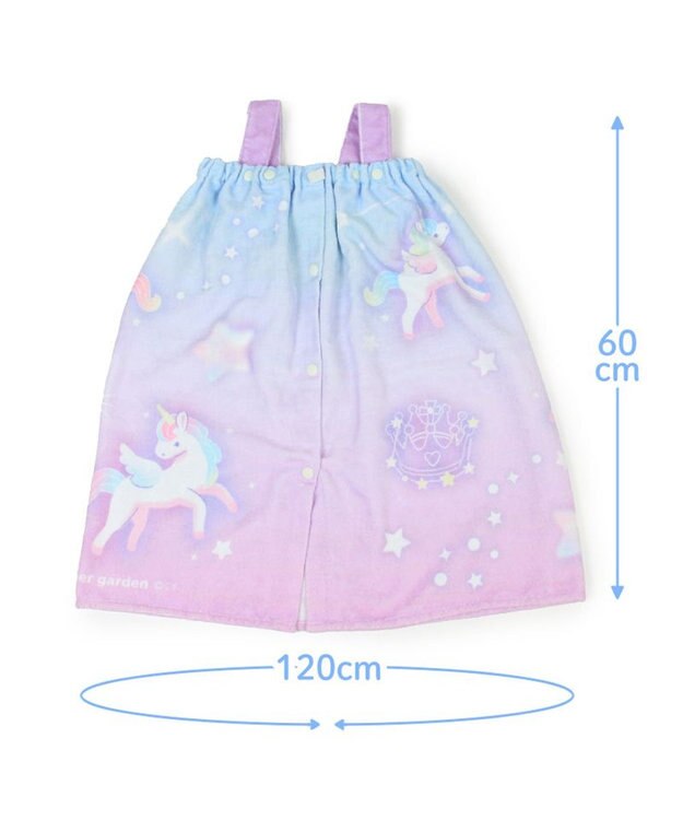 Mother garden マザーガーデン ユニコーン ラップタオル 60cm 《ミルキーウェイ柄》 ミルキーウェイ柄