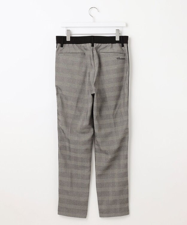 23区GOLF 【23Fondation/MEN】グレンチェック パンツ ブラック系3