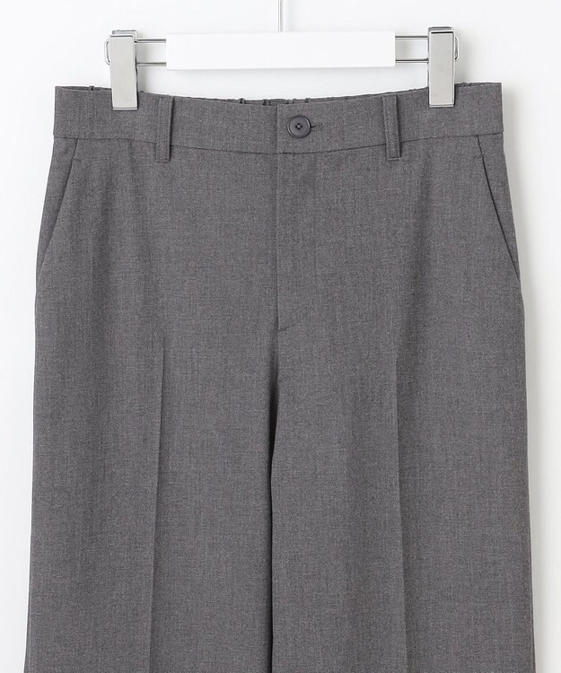 自由区 【カタログ掲載】TRギャバストレート パンツ TOPグレー