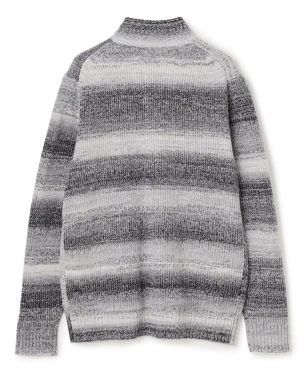 JOSEPH HOMME グラデーションメランジ　ニットカーディガン　 ライトグレー系