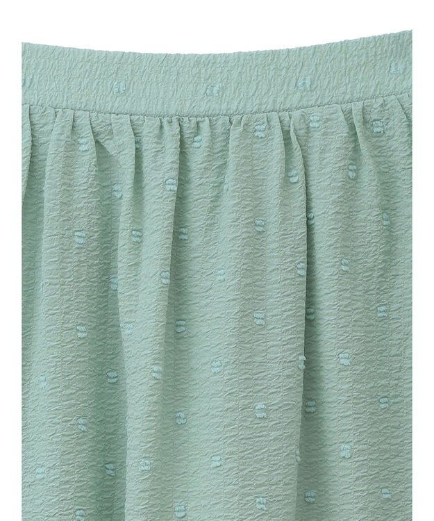 earth music&ecology ドットドビーフレアスカート Mint