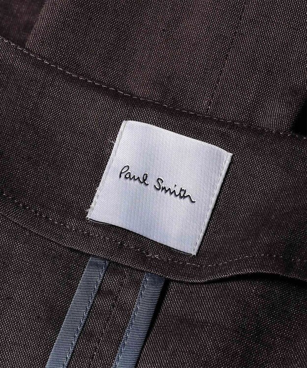 Paul Smith レーヨンリネン Vネックジレ ダークブラウン