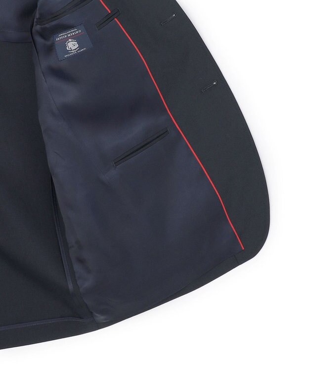 J.PRESS MEN 【定番 / 不朽の名作】ペピンメリノトロピカル ブレザー / 金釦 / 3B / 背抜き / Authentic-Fit ネイビー系