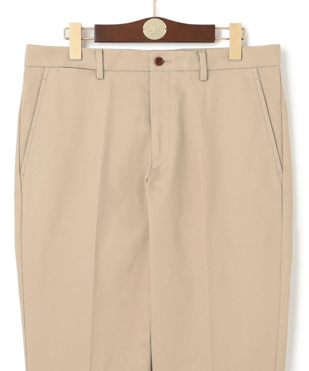 J.PRESS MEN ピースダイ トリコチンストレッチパンツ ベージュ系