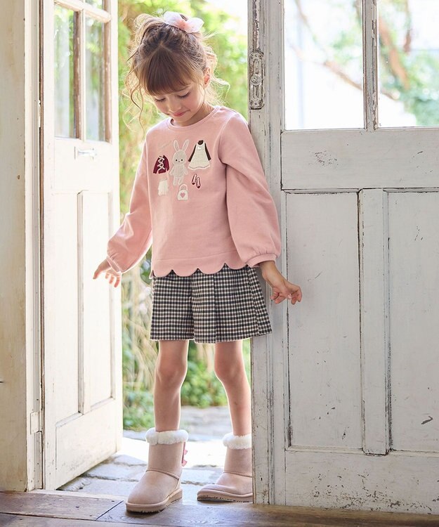 ANY KIDS クローゼットモチーフトレーナー ピンク