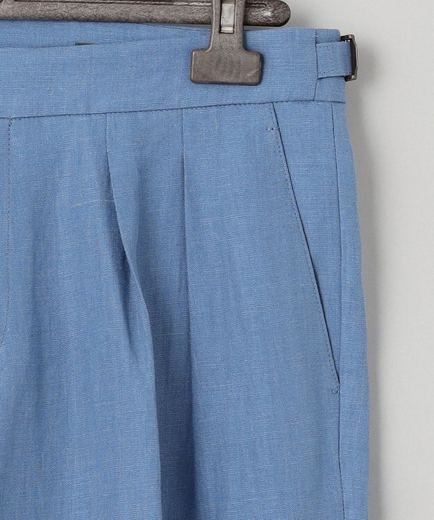 GOTAIRIKU 麻素材【MADE IN ITALY】BERWICH スラックス(SCOTCH) ブルー系