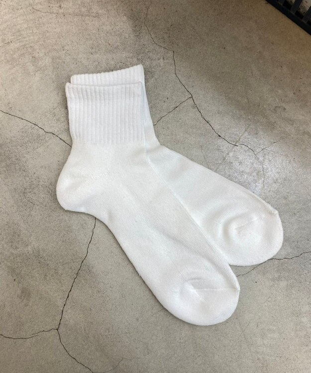 WEGO カラーパイルソックス（U） ホワイト