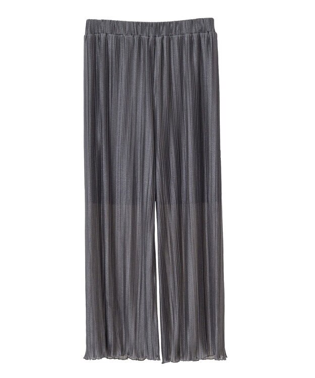 AMERICAN HOLIC ラメプリーツパンツ Charcoal Gray