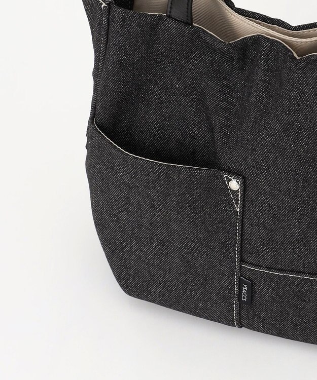 Y'SACCS デニムトートバッグ　Sサイズ ブラック【WEB限定カラー】