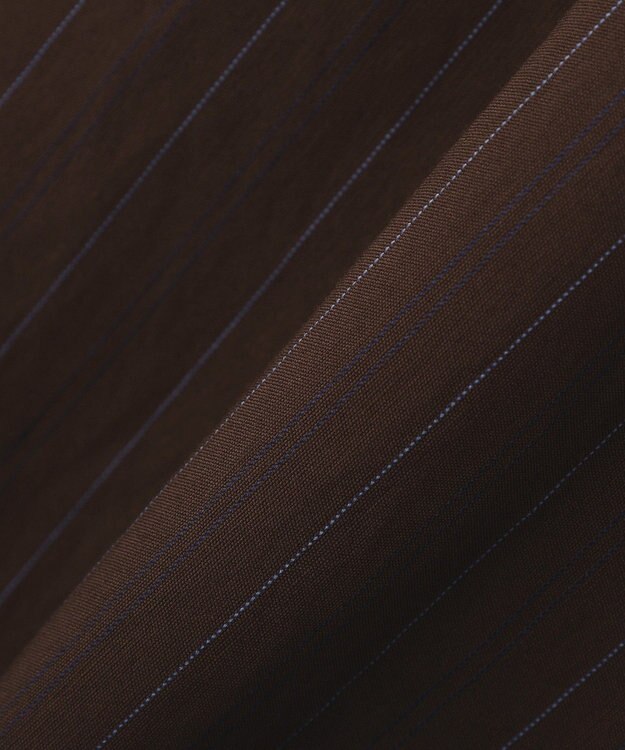 YECCA VECCA 【セットアップ対応】ストライプ柄ワイドパンツ Brown