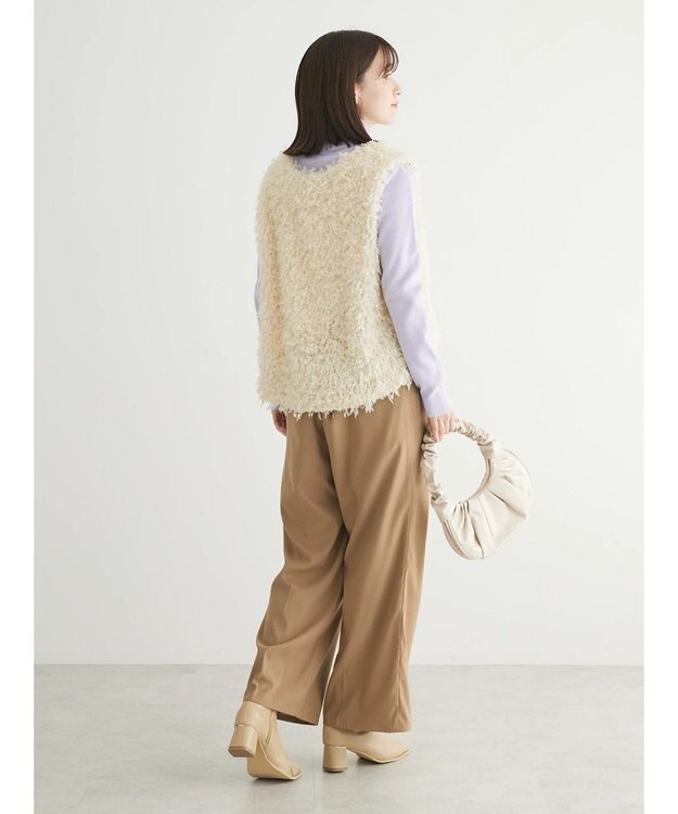 Green Parks ・ＳＵＧＡＲ　ＳＰＯＯＮ　フェザーヤーンベスト Ivory