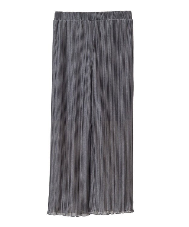 AMERICAN HOLIC ラメプリーツパンツ Charcoal Gray