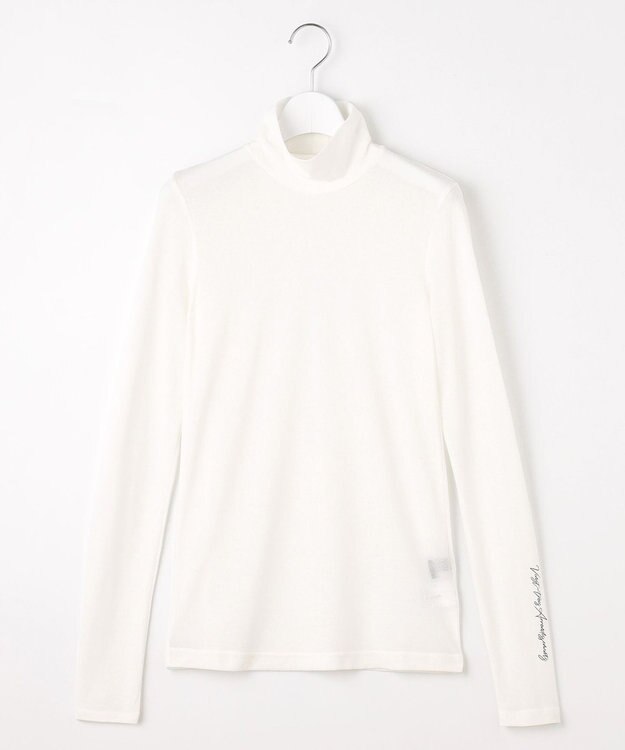 23区GOLF 【WOMEN】肌に優しいコットン100% 大人気の天然素材はお早めに マイルドドライハイネック インナー 春先からの紫外線対策が大切 ホワイト系